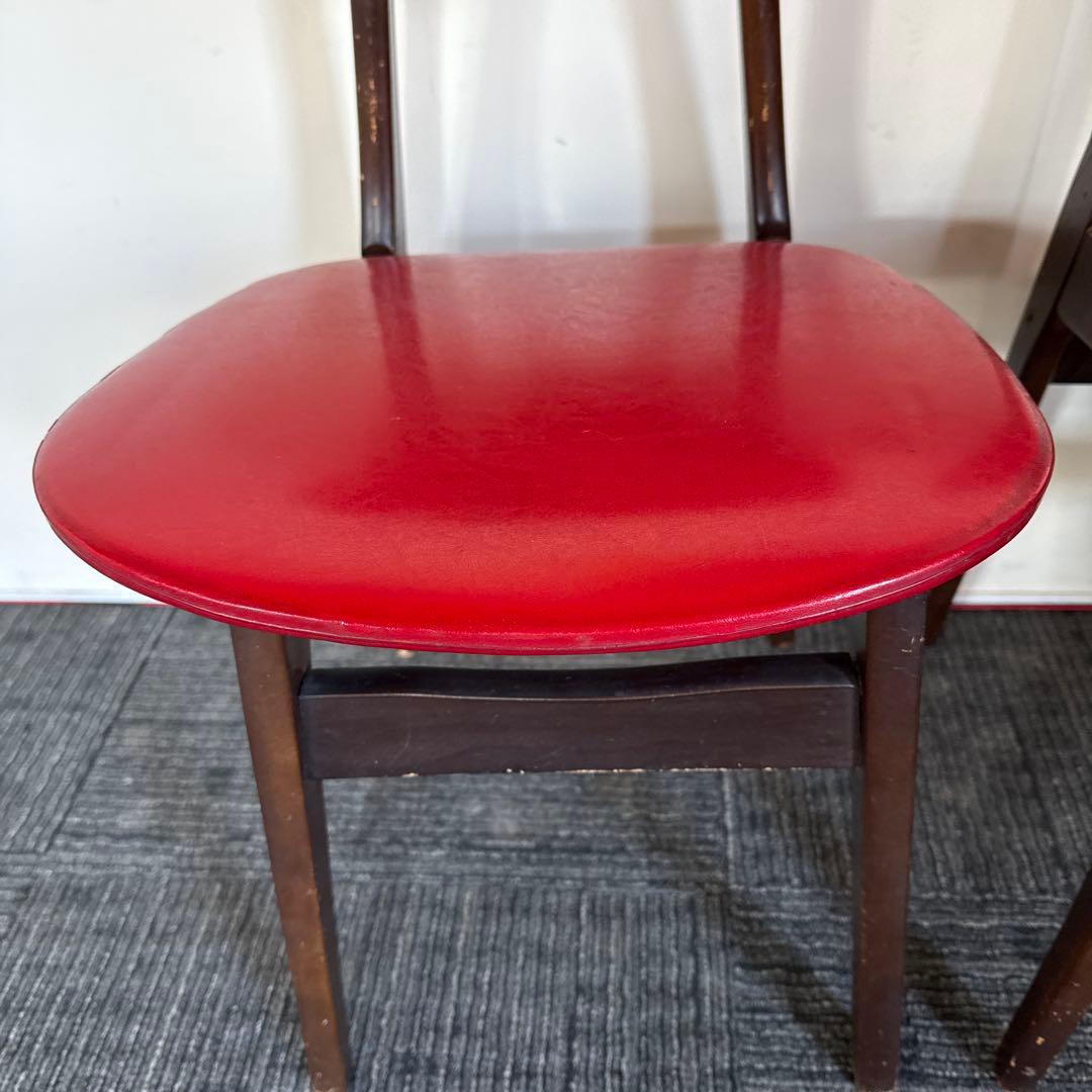 昭和レトロ　食堂椅子　古家具 椅子　ダイニングチェアー2脚