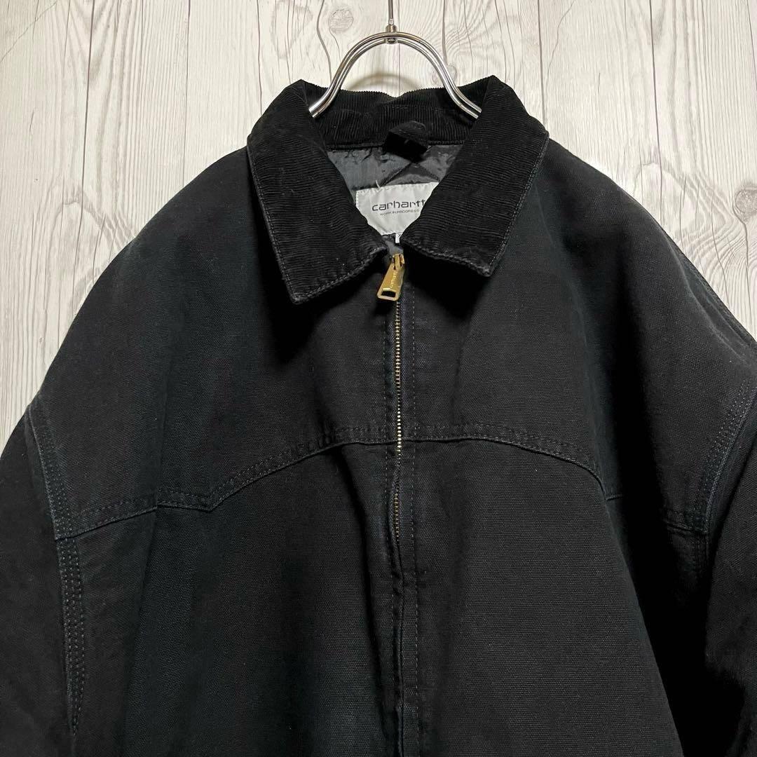 カーハート★サンタフェジャケット メンズXXL黒　ワークウェアアウタージャケット