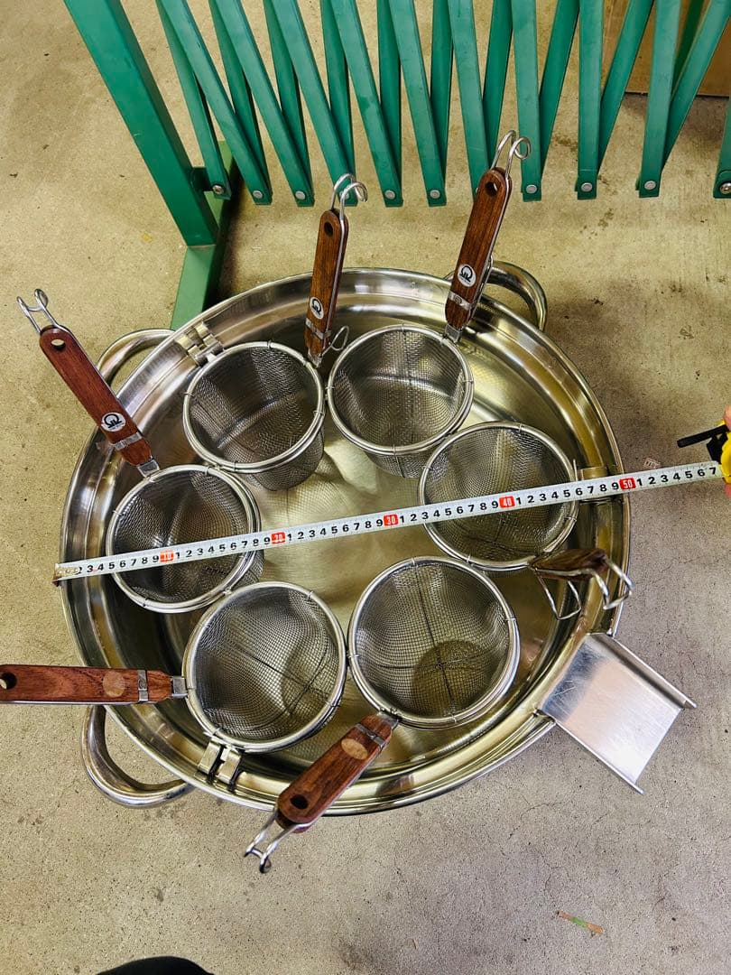 業務用　麺茹鍋　ゆで麺 ラーメン　厨房機器　セット