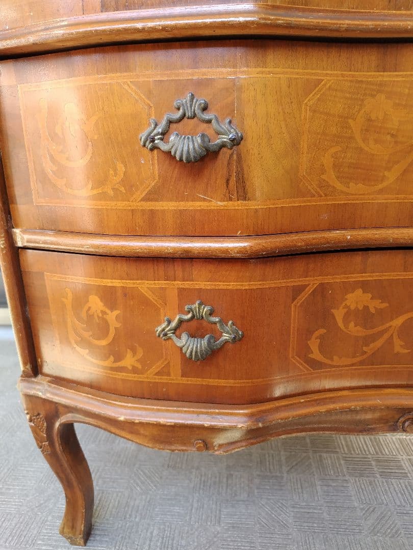 アンティーク　イタリア家具　タロッコ社　ライティングビューロー