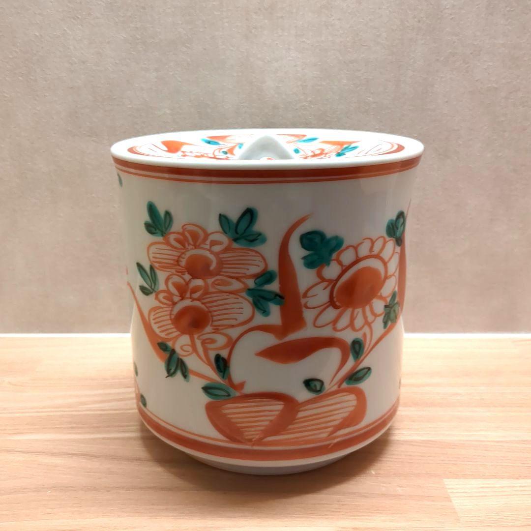 茶道具　赤絵水指　水指