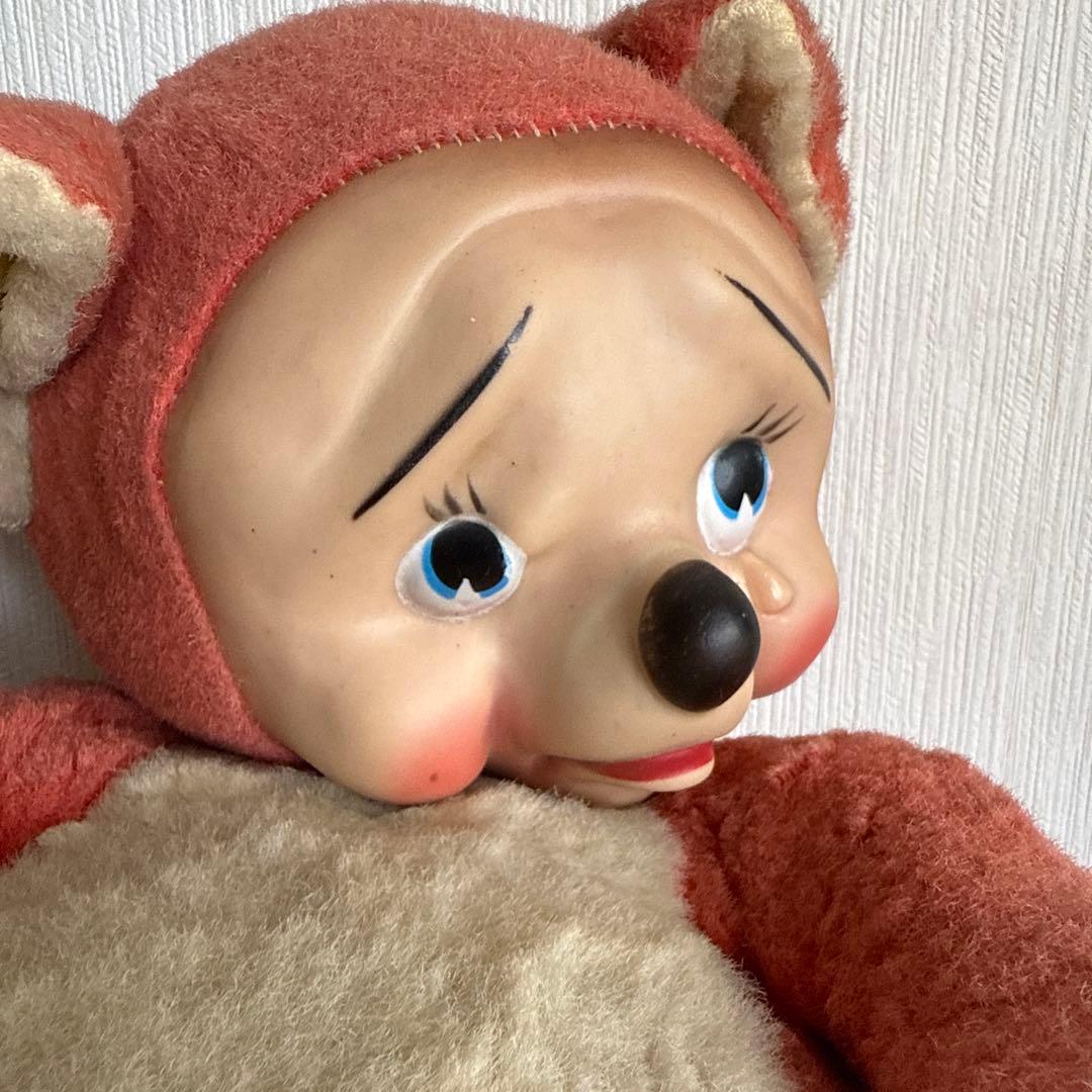 ビンテージ ラシュトン ラバーフェイス ドール 泣き顔 ベア