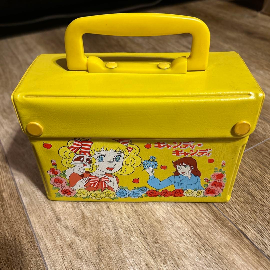昭和レトロ　キャンディキャンディ　りんご　林檎　カセットテープケース　収納