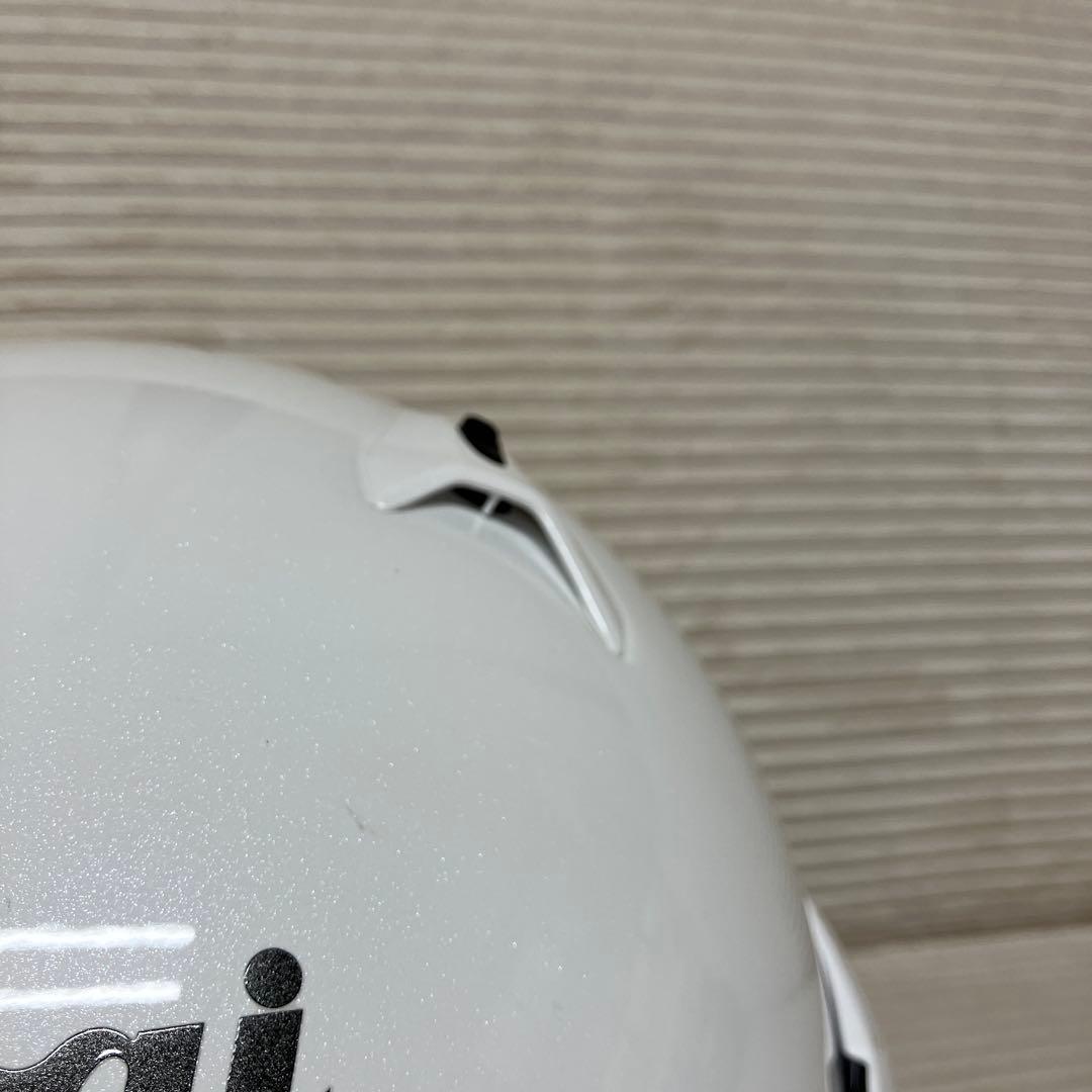 Arai グラスホワイト ジェットヘルメット65-66cm XXL【1】