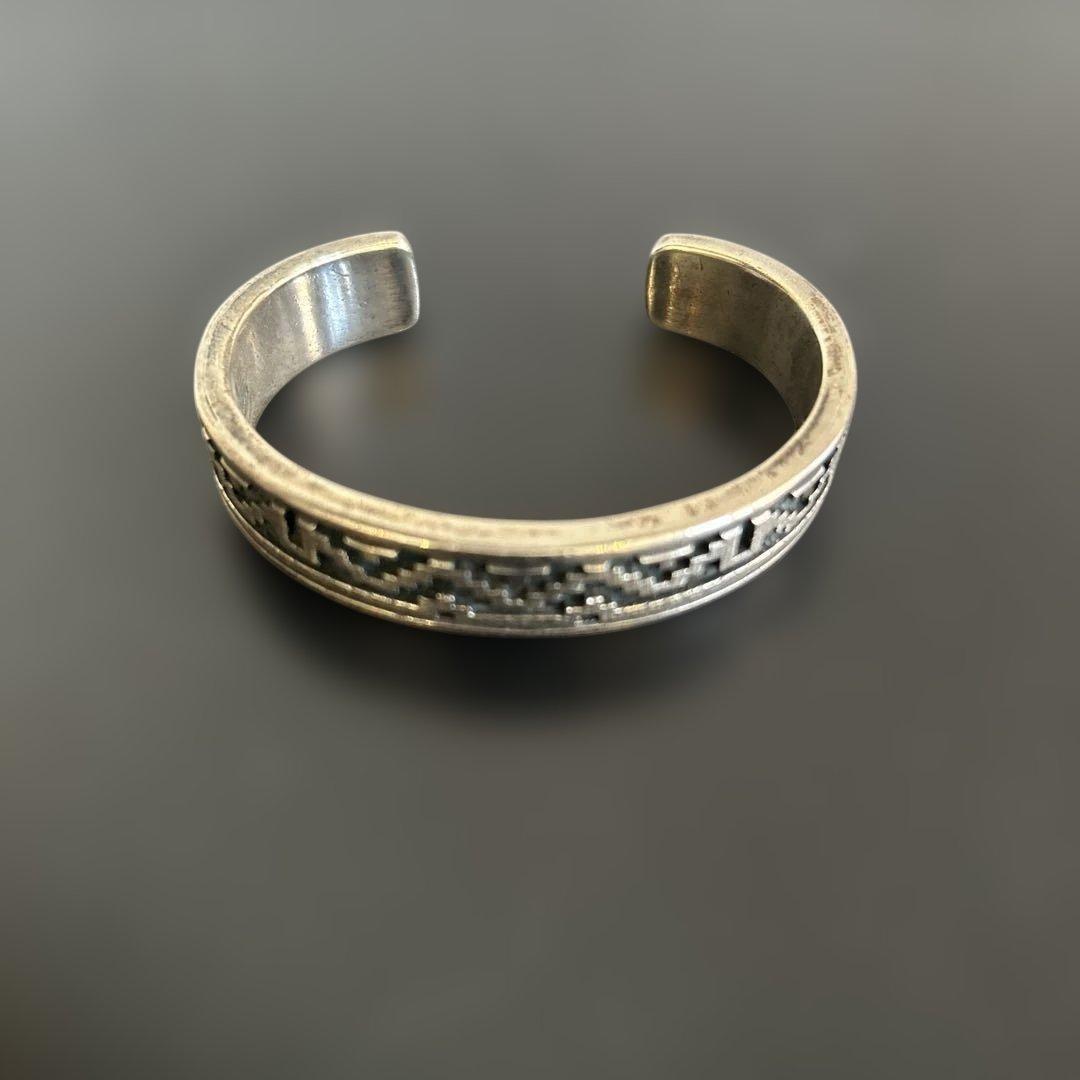 故 DanJackson ダンジャクソン　ラグ柄　バングル