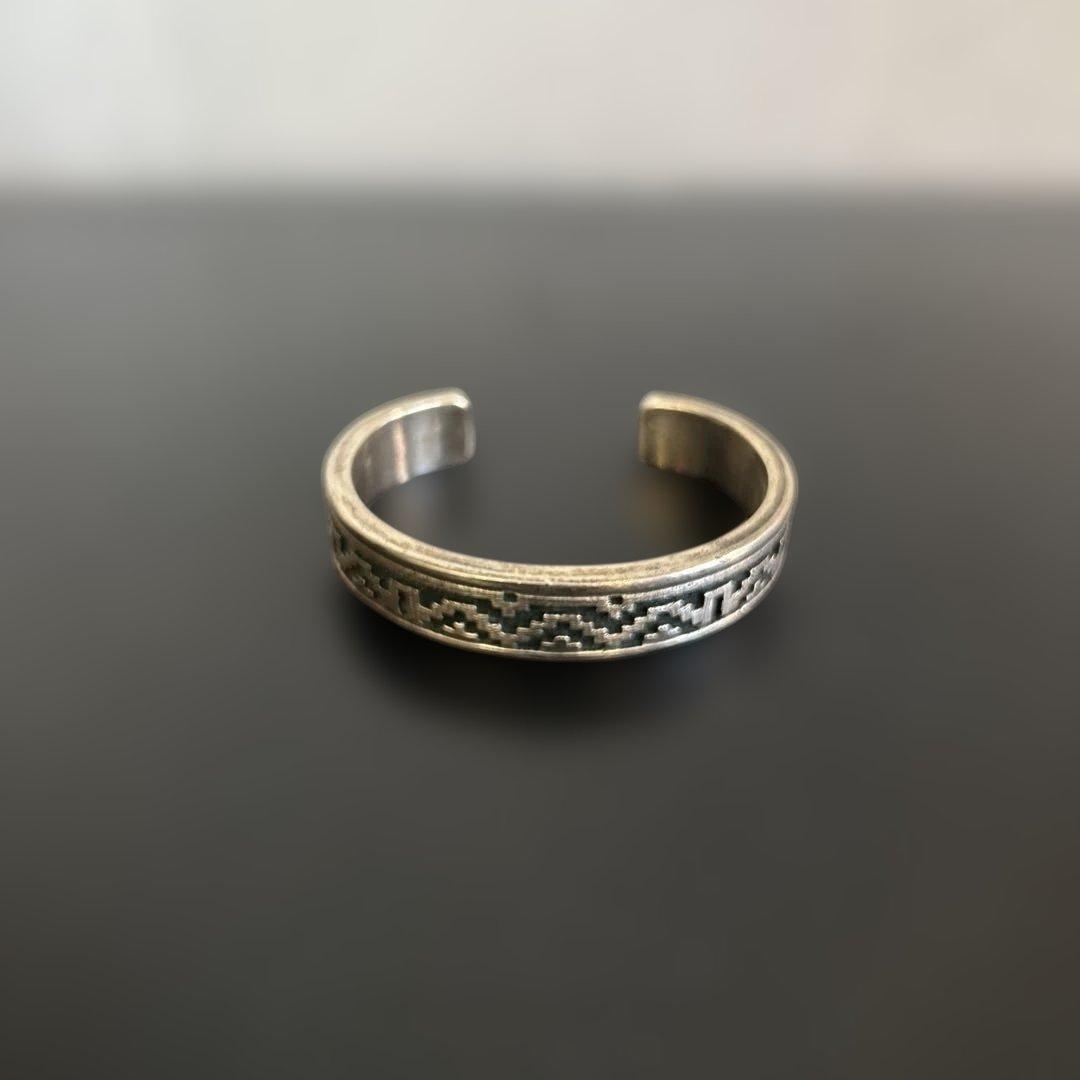 故 DanJackson ダンジャクソン　ラグ柄　バングル