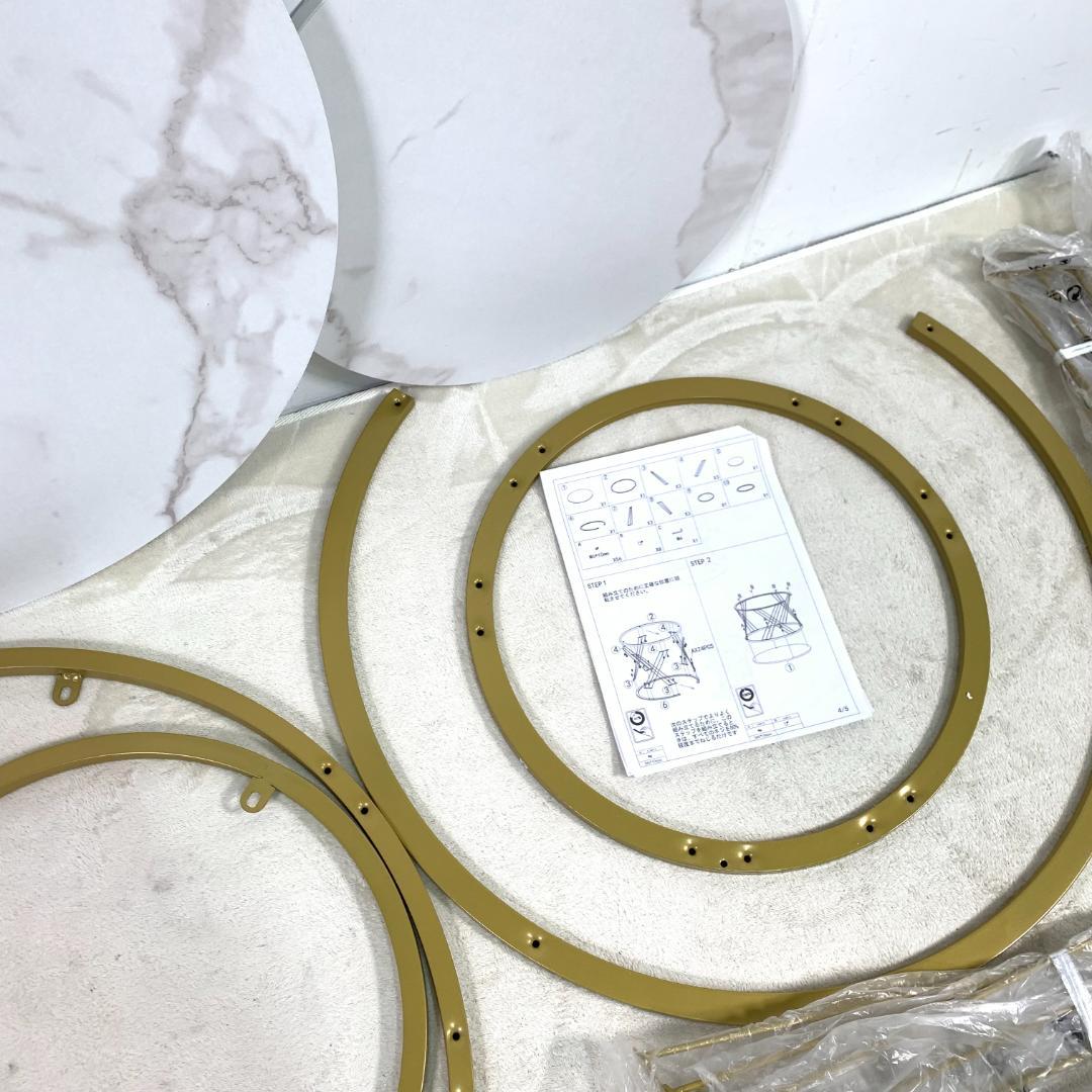 新品ネストテーブル 大理石調 センターテーブル ローテーブル1700-160