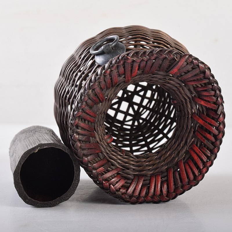 n1967datson　時代藤組　掛花籠　籠花生　時代箱付　D　R8668