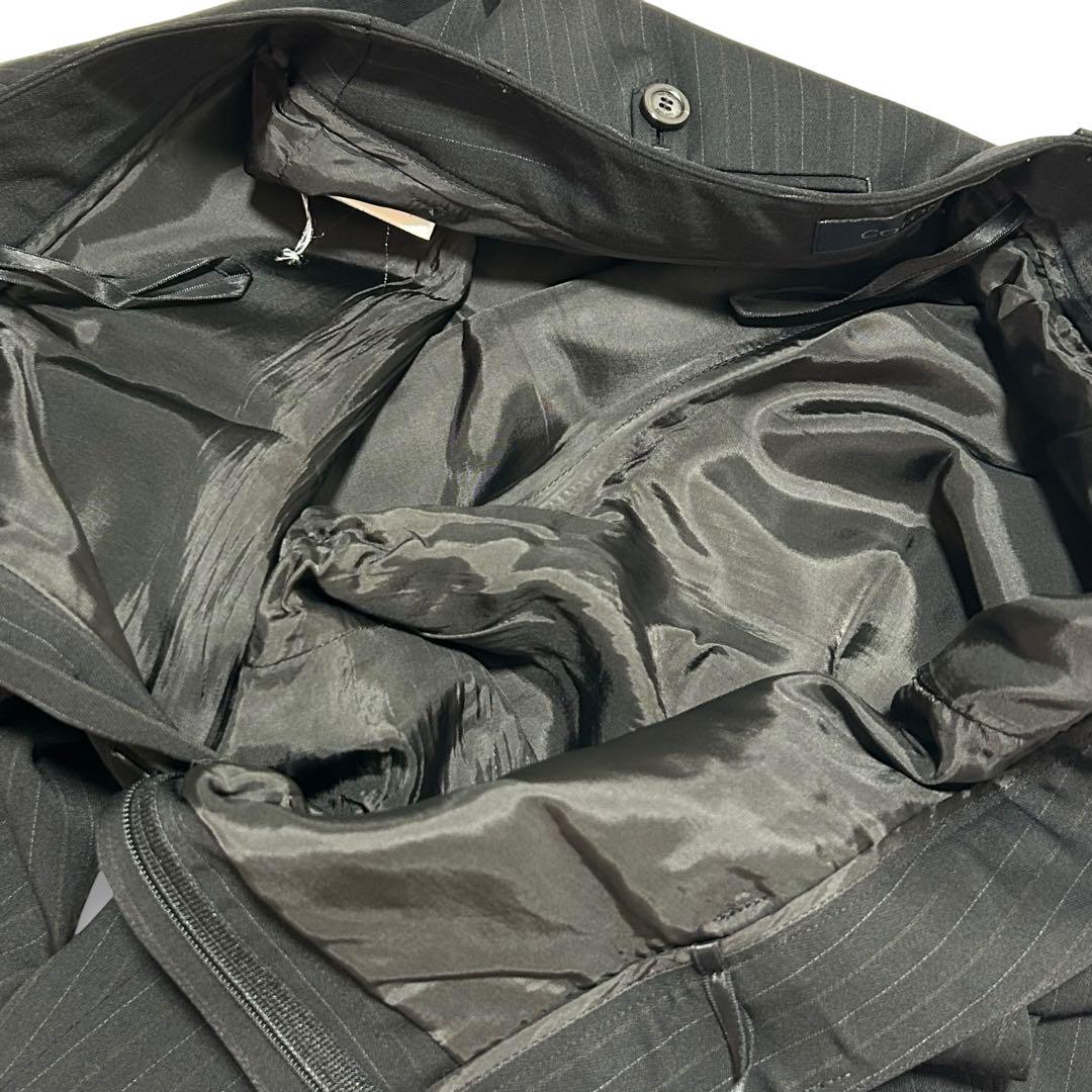 23区 46 大きいサイズ パンツスーツ ダークネイビー ストライプ 3XL