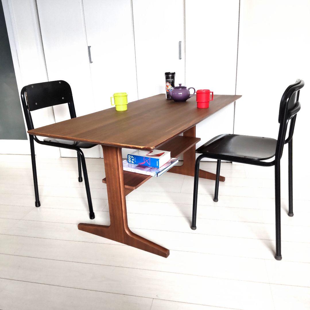 MUJI　無印良品　リビング　ダイニングテーブル　ウォールナット　130㎝　木製