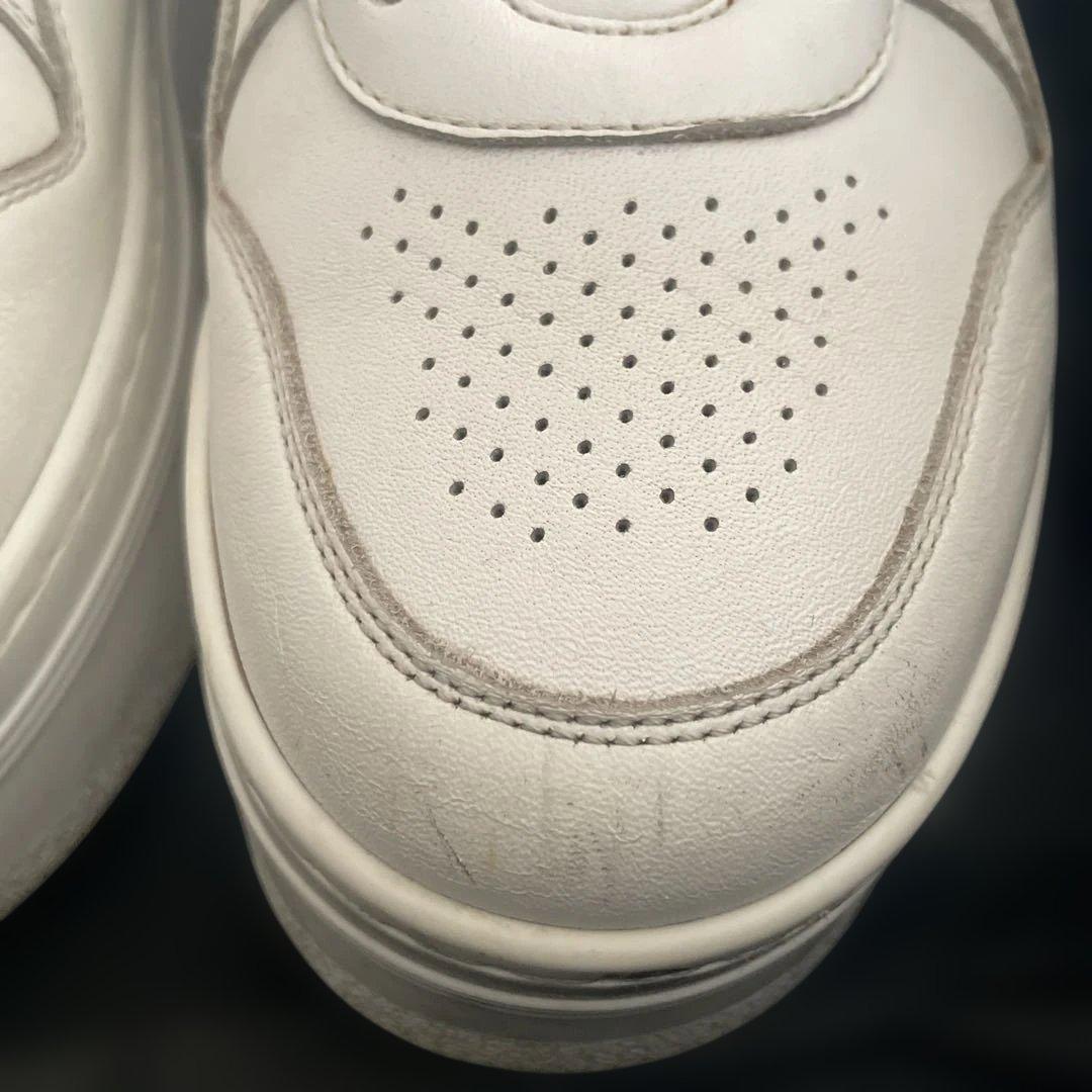 CELINE ホワイト レザースニーカー 38