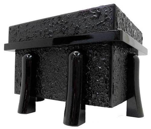 0918-C　武州塗　お櫃　櫃のみ　五月人形　入れ物　兜　インテリア　海外土産