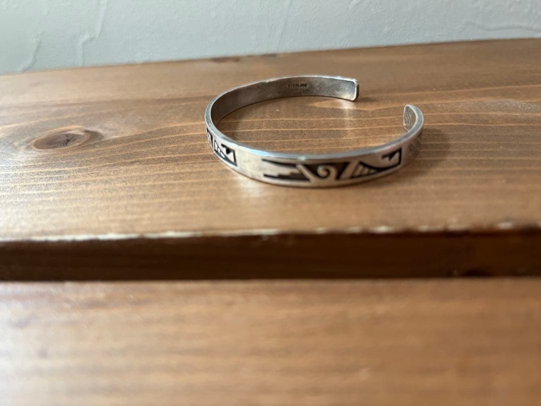 ホピ族 シルバーバングル sterling