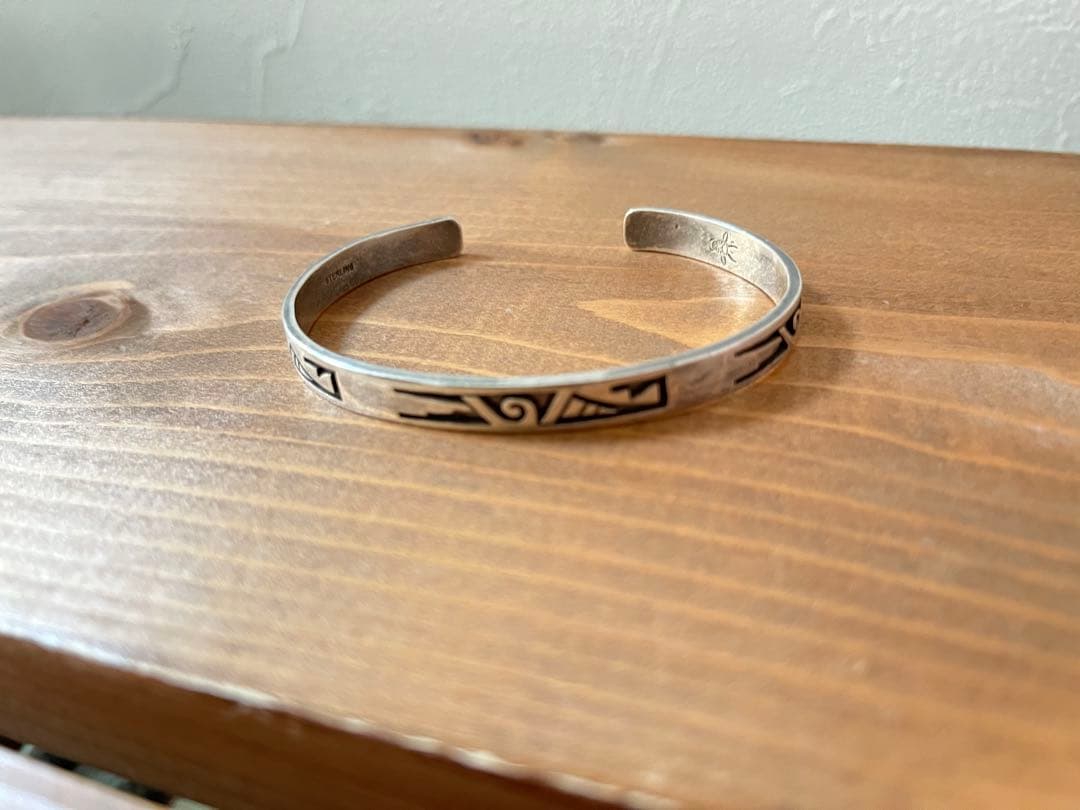 ホピ族 シルバーバングル sterling