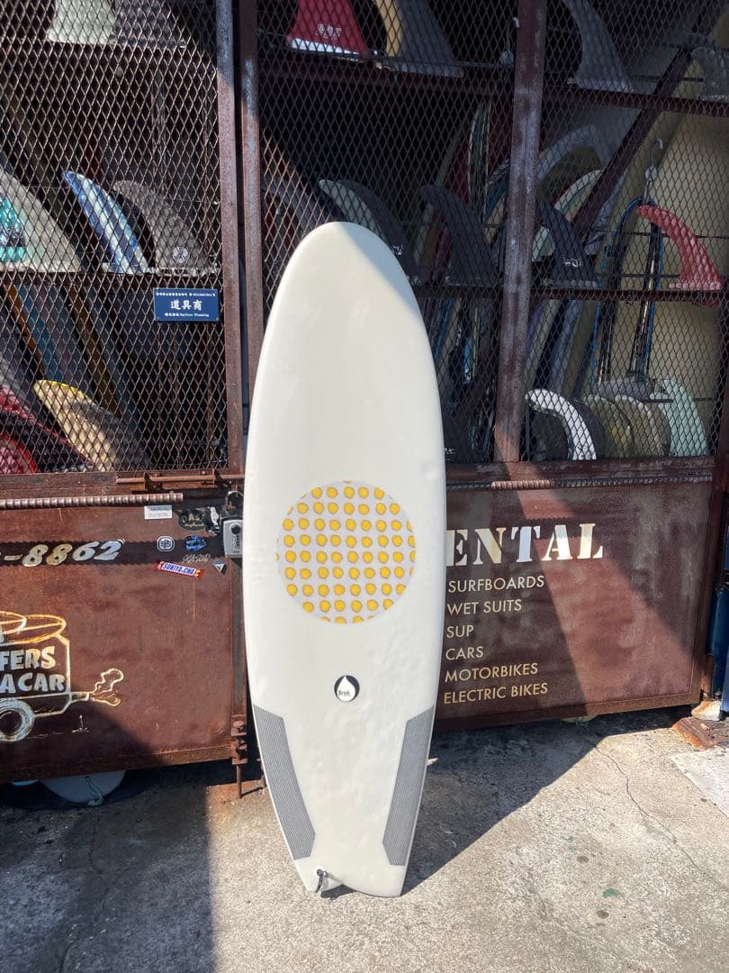 貴重　DONALD BRINKがシェイプする非対称ボード5.6