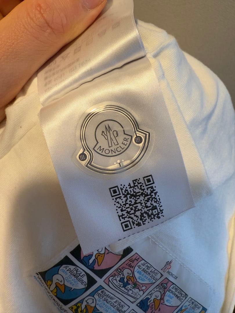 MONCLER 水色と白のダウンコート　サイズ85cm 美品