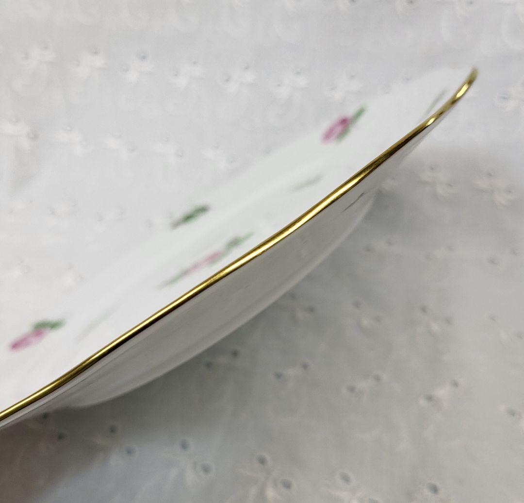 可愛い✴️ヘレンド プティットローズ プレート 19cm 皿 ピンク 薔薇 バラ