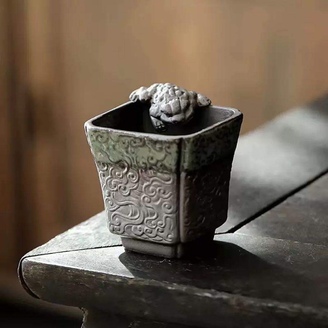 陶器製グラデーション植木鉢