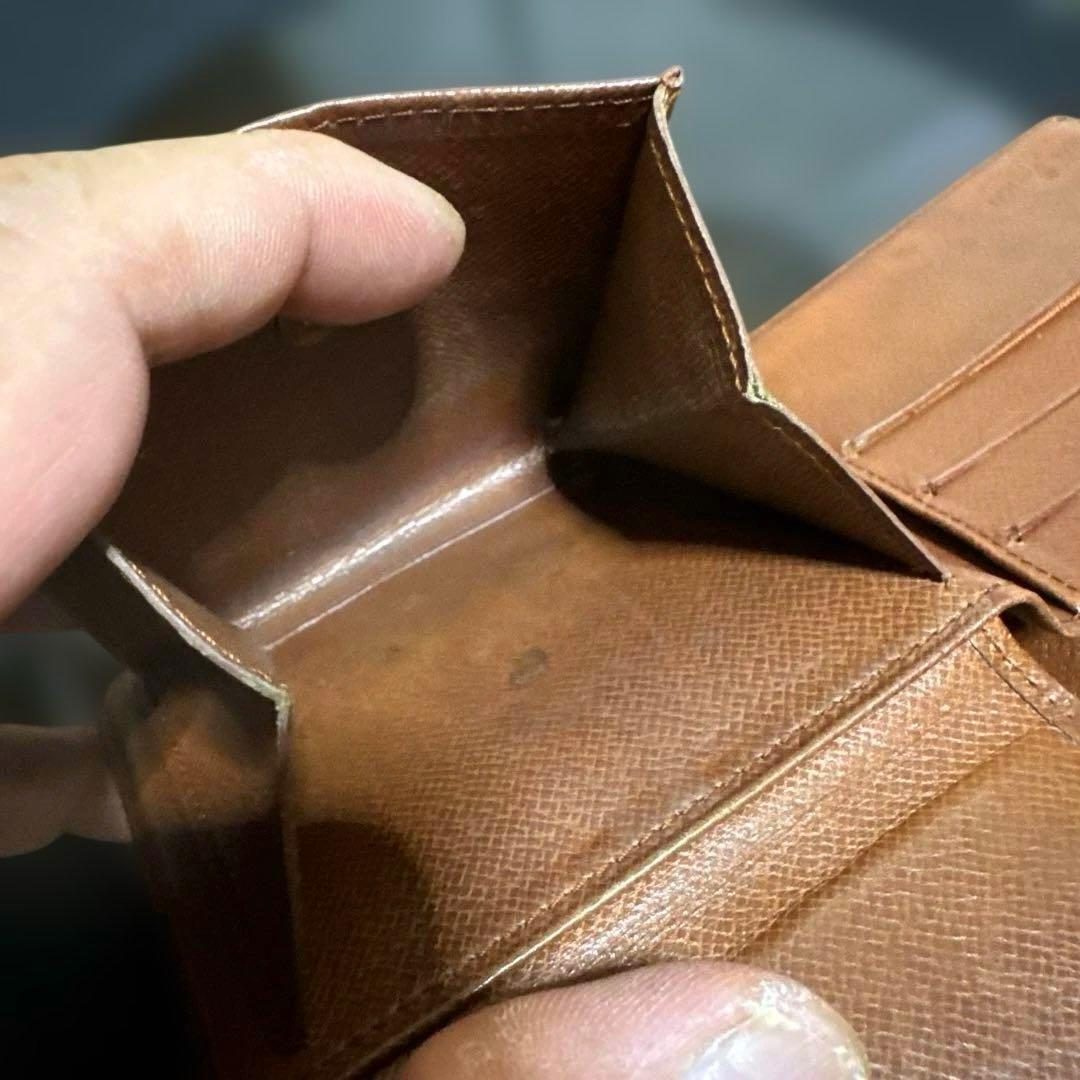 ⑦☆美品☆モノグラム♪マルコ☆2つ折り財布★ポケットあり