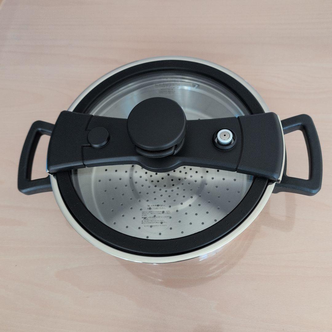 マイヤーステンレス圧力鍋 ガラス蓋付き