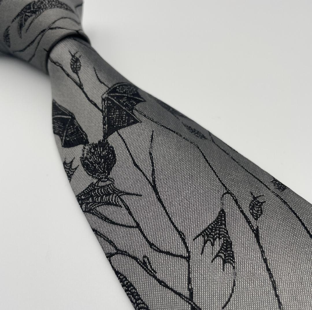 【AlexanderMcQueen（アレキサンダーマックイーン）】シルクネクタイ