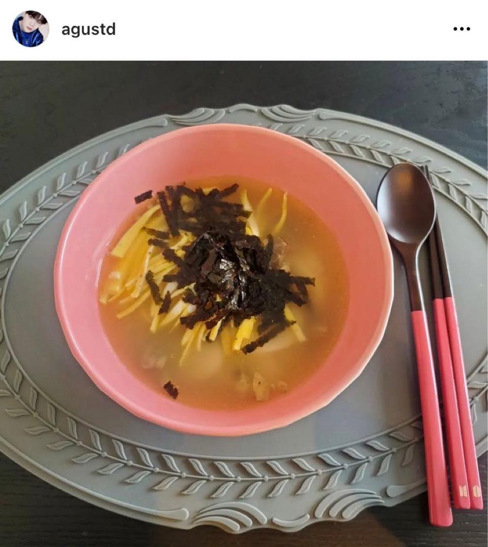 廣州窯×BTS 紅梅シリーズ 1人麺鉢セット ユンギ ホソク テヒョン