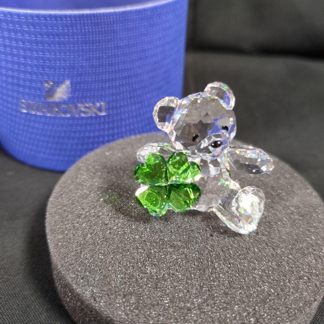 スワロフスキー　クリスベア グッドラック　クローバー新品未使用