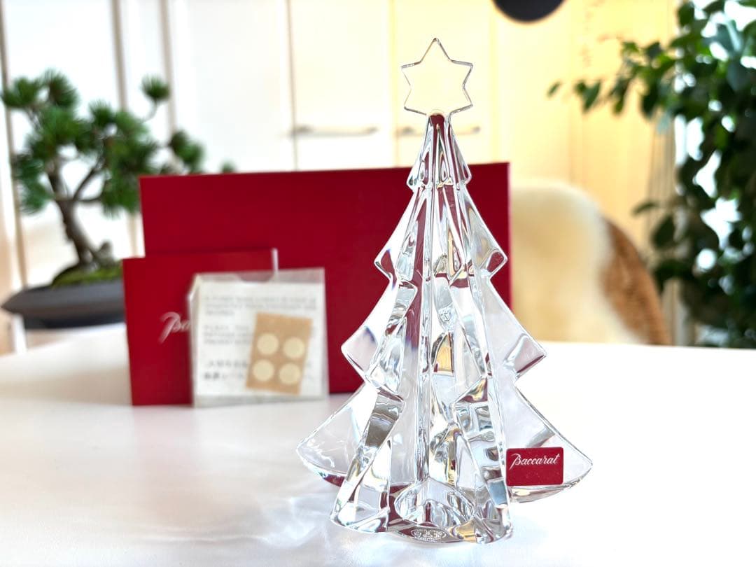 ［美品］Baccarat バカラ　クリスマスツリー