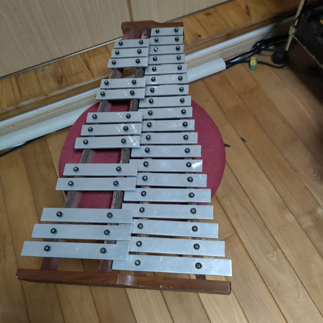 日本製Saitoグロッケン 　鉄琴32鍵盤Japan