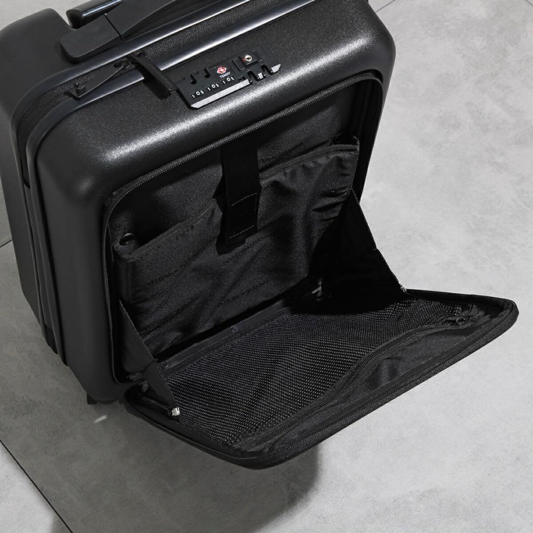 ABS スーツケース サフィアーノディテール＆イーグルプレート キャビンサイズ