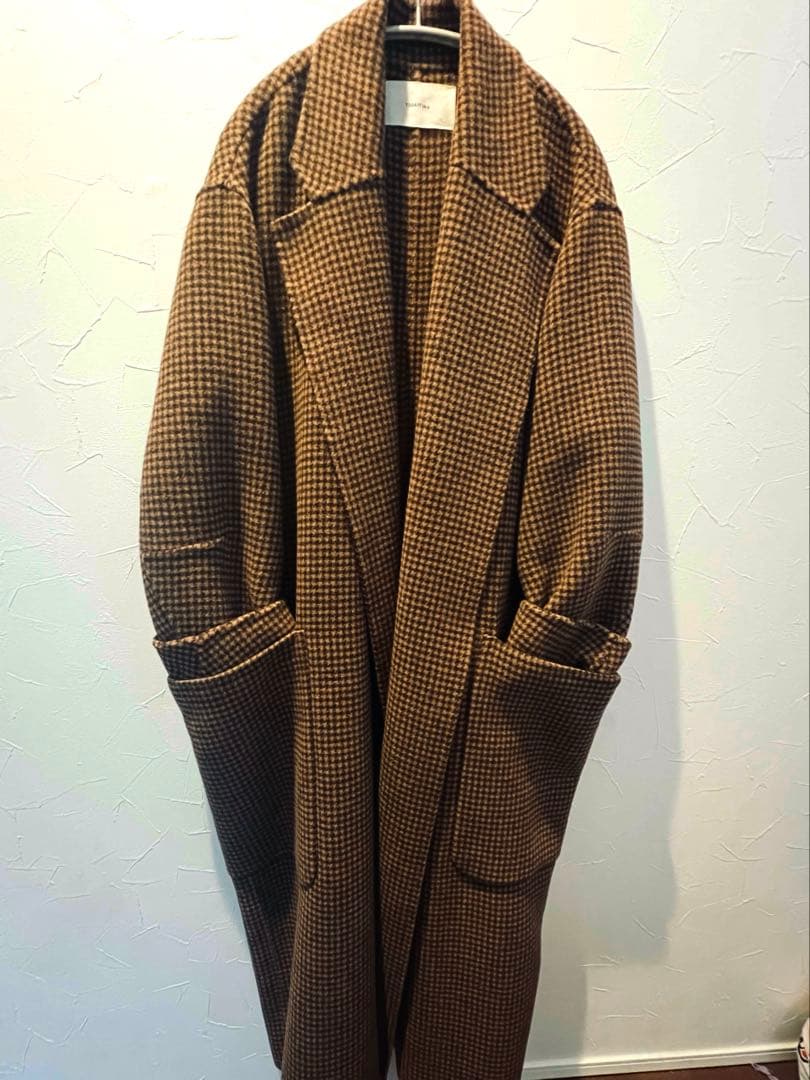 極美品 todayful ウール ロングコート ブラウン サイズ36