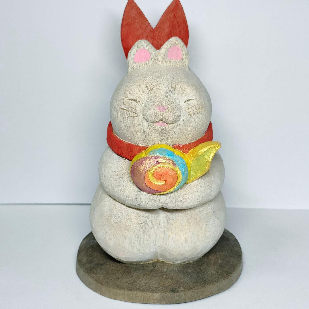 梅野浩壱　五雲猫　井波彫刻　南砺市岩屋『きぼりや梅福』木彫の猫