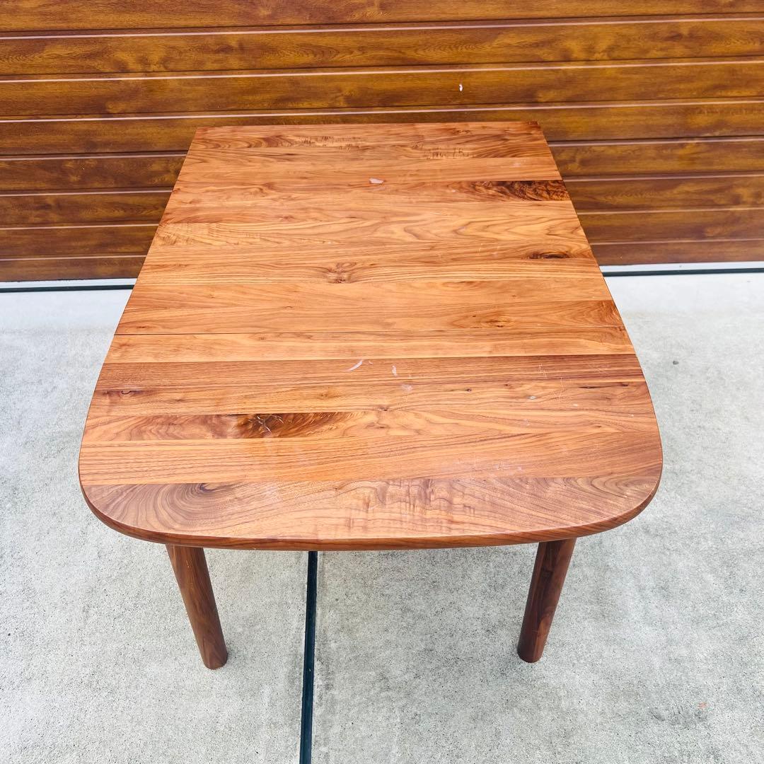 廃盤 希少 無印 エクステンションテーブル ウォールナット W1200