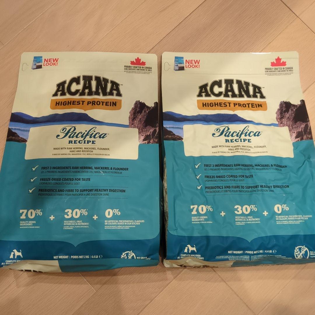 ACANA パシフィカドッグレシピ ドッグフード 2kg ×2袋