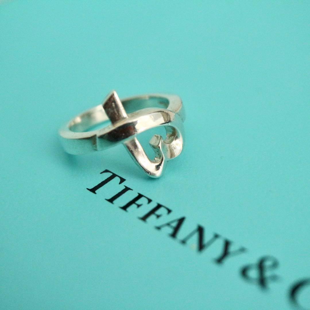 箱袋有り✨美品✨11号ティファニー ラビングハートリングシルバー 925