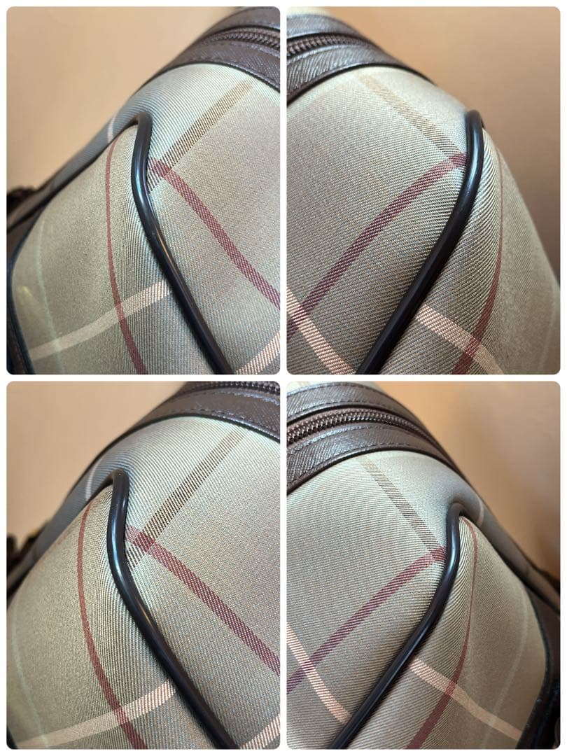 Burberrys バーバリーズ チェック柄 ヴィンテージ ボストンバッグ 美品