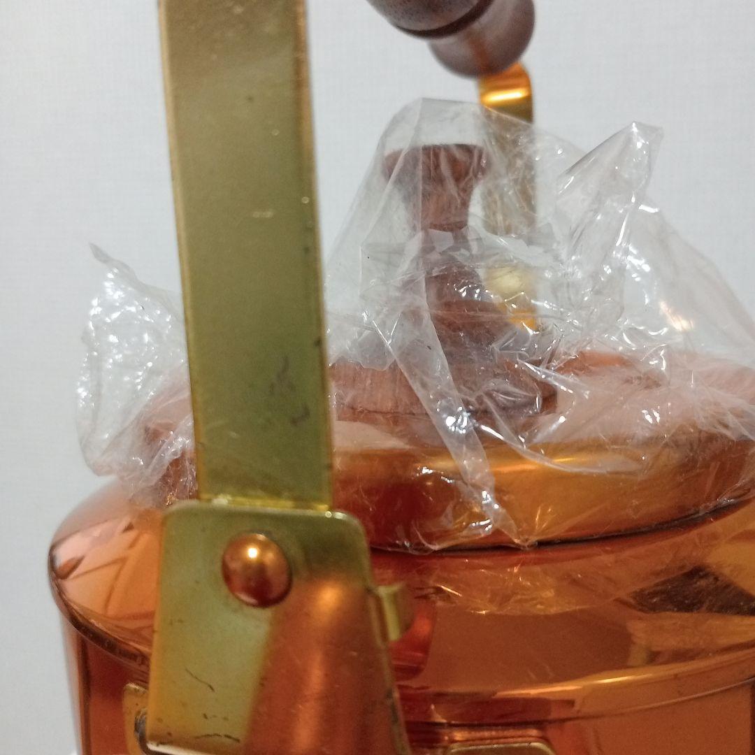 morico カナディアン ケトル 日本製 銅製やかん 木製ハンドル付き