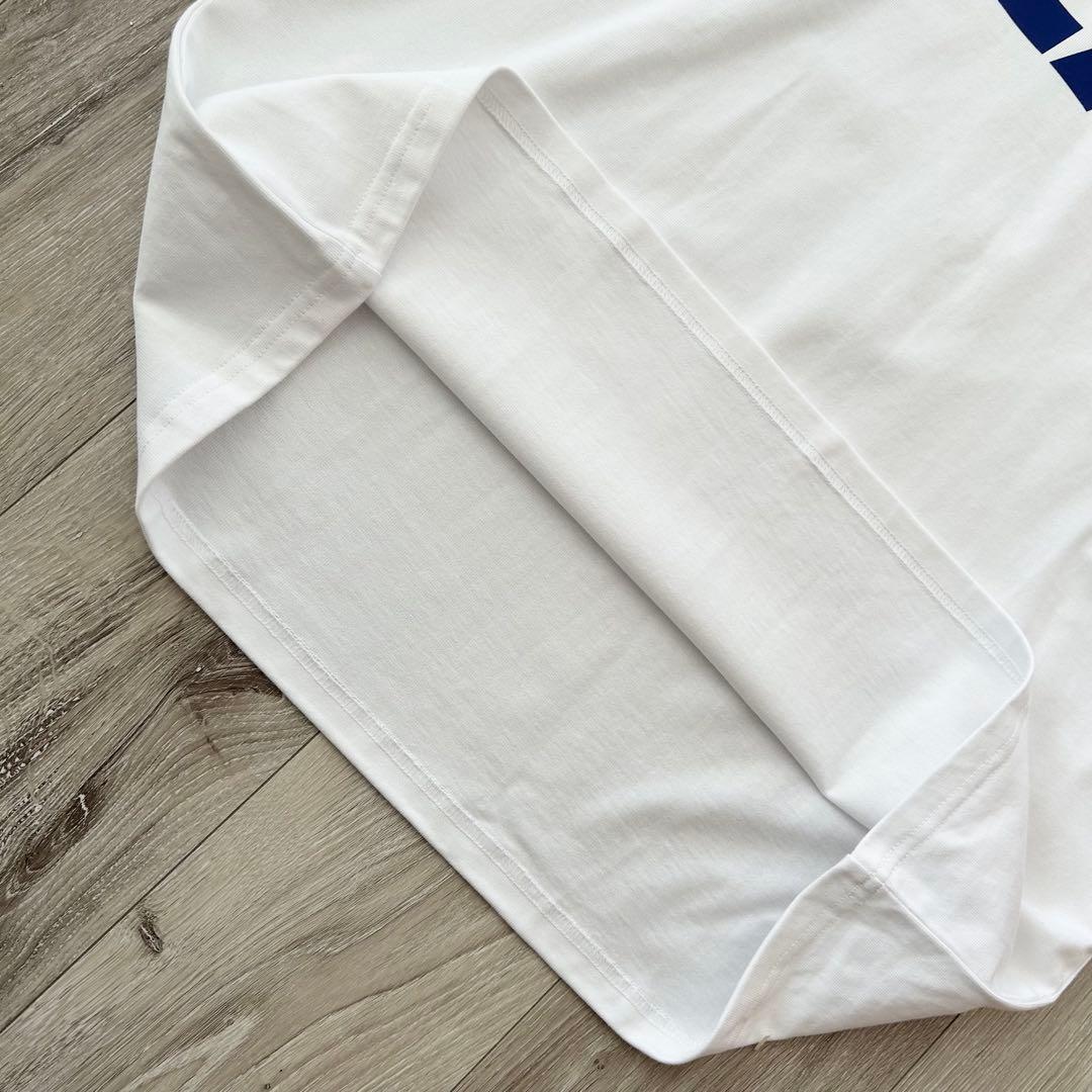 WIND AND SEA ウィンダンシー 長袖Tシャツ ロンT 白 青 L