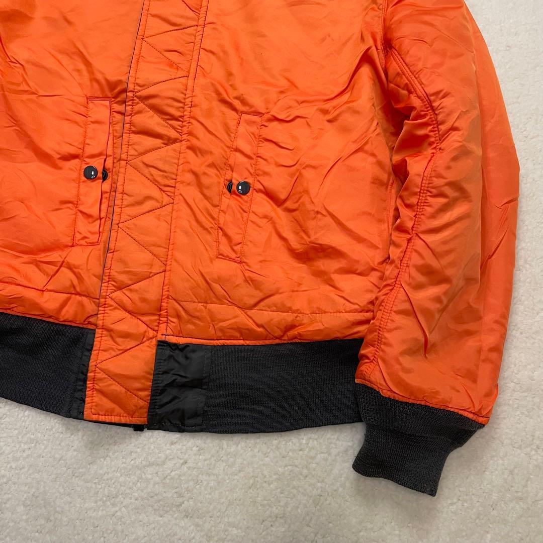 90s USA製 ALPHA アルファ MA-1 フライトジャケット Y2K