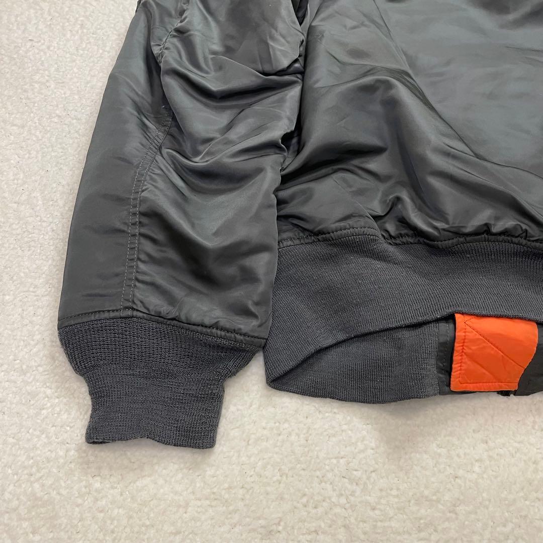 90s USA製 ALPHA アルファ MA-1 フライトジャケット Y2K