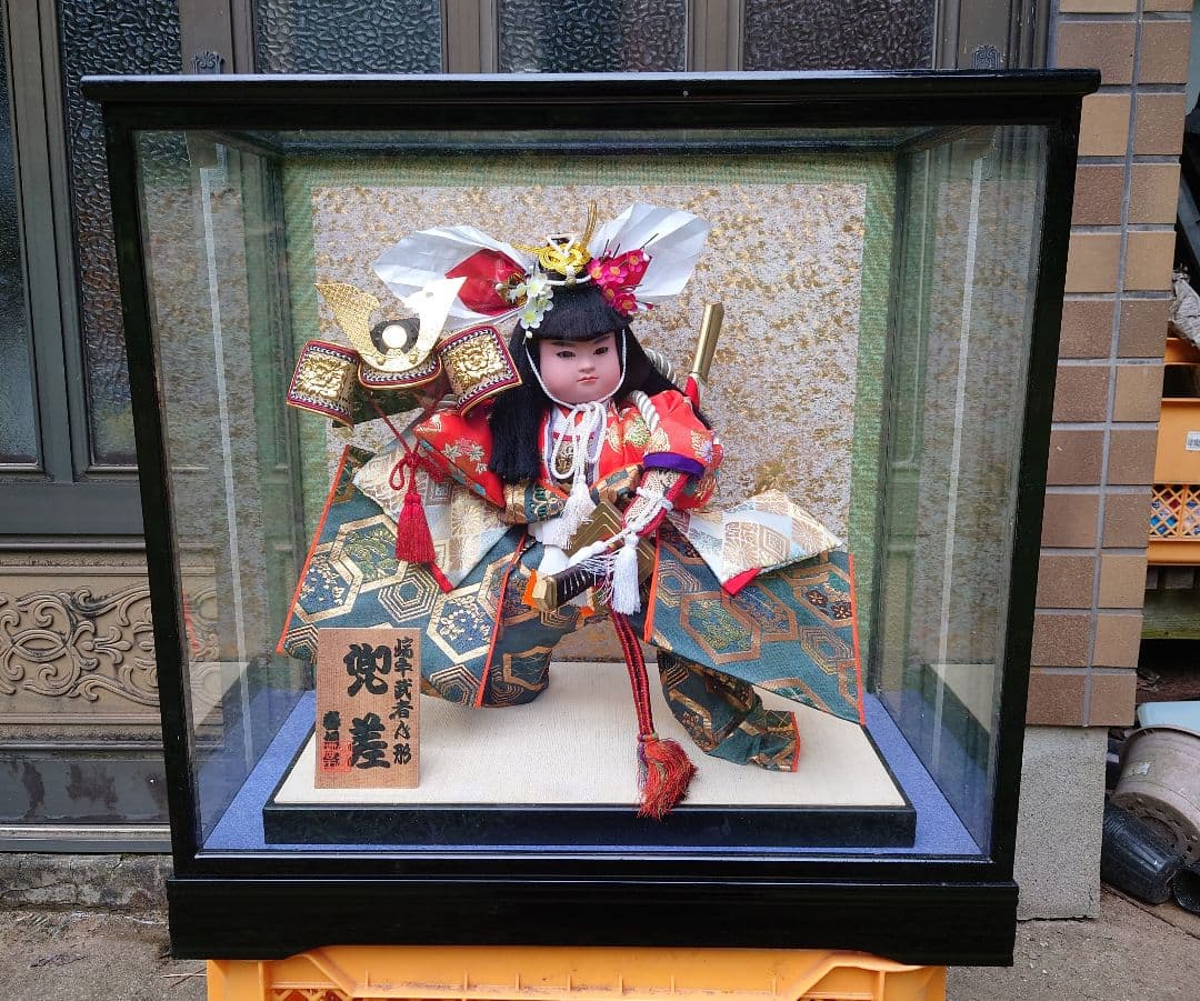 五月人形 瑞半武者人形 兜差  春楓作 (十号)