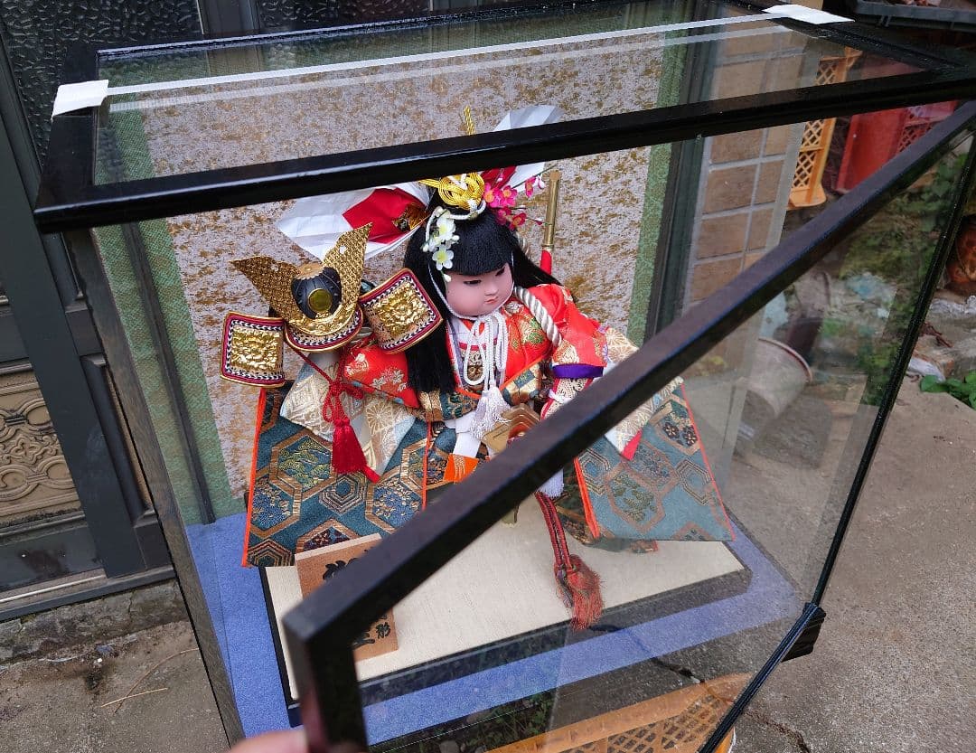 五月人形 瑞半武者人形 兜差  春楓作 (十号)