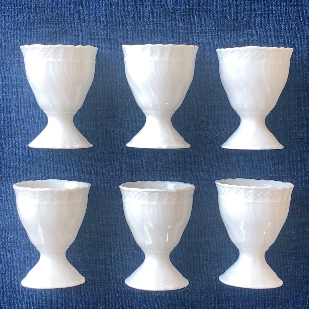 【新品】Richard Ginori ジノリ　磁器製エッグスタンド 4個セット