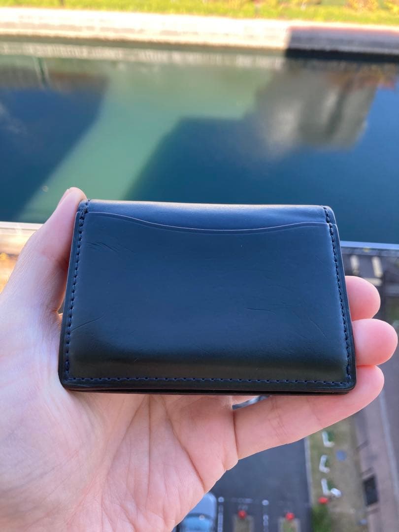 【せいや】両面国産コードバンの小銭入