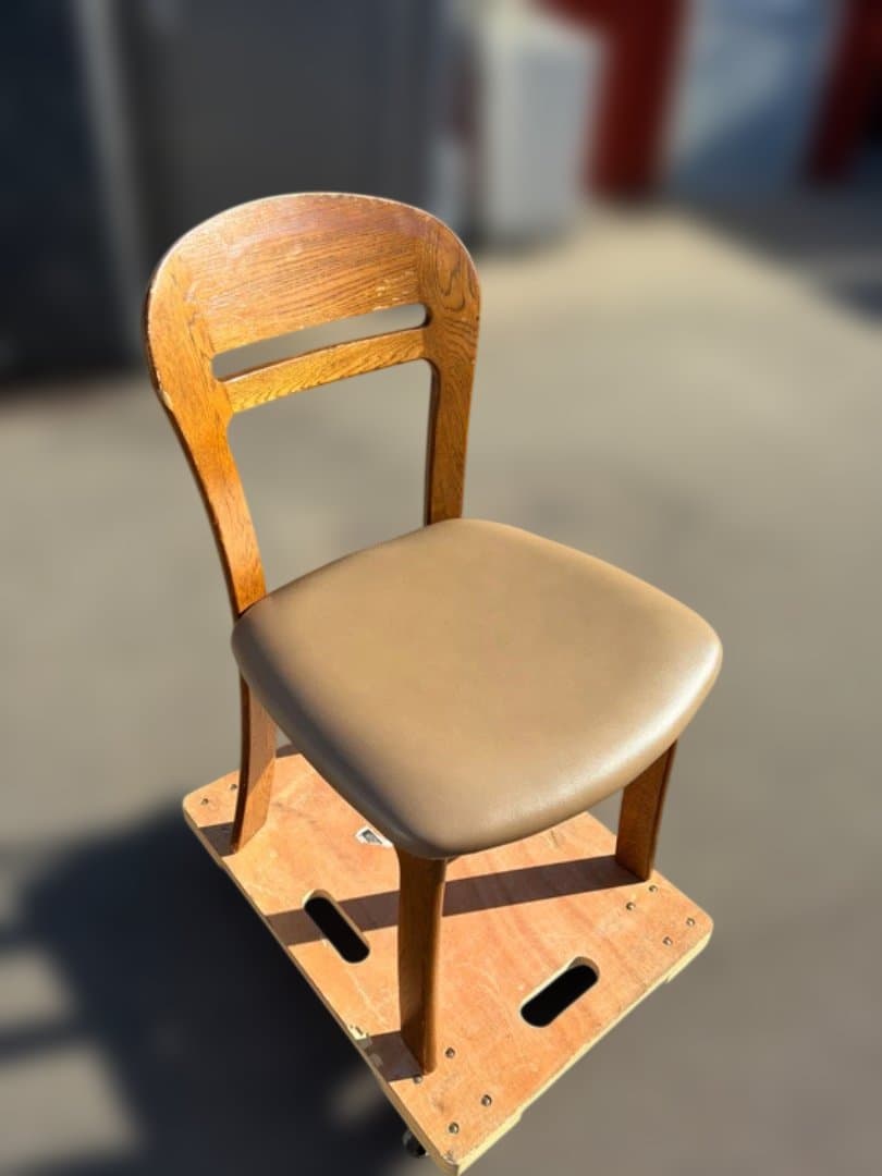 【まとめ割】 浜本工芸　ダイニングチェア　無垢材　皇室献上の国産メーカー　①