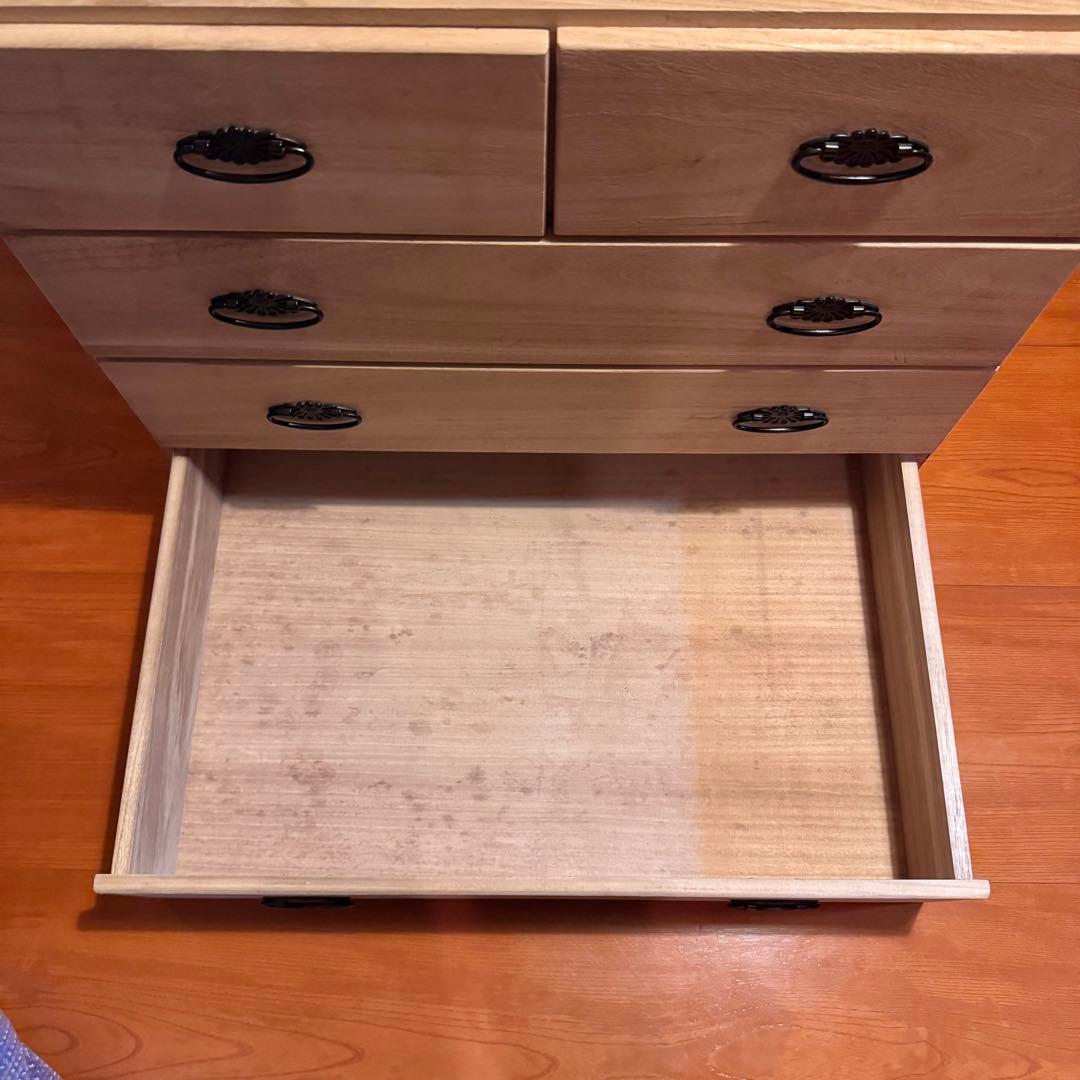 桐たんす 時代家具 レトロ箪笥 着物収納 アンティークインテリアに