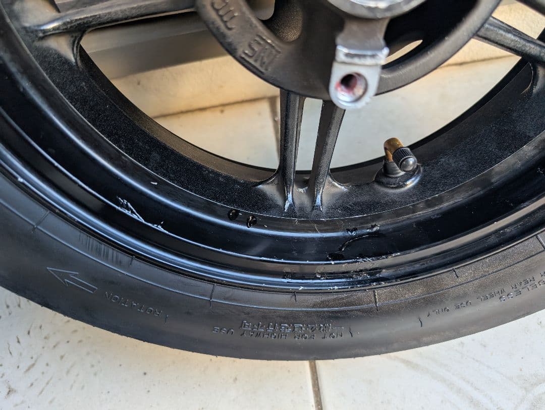 Z125PROホイール　　　KSR110　KSR2等加工流用にいかがでしょうか？