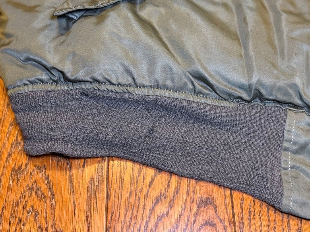 レア！★縦ステッチ70s Eタイプ GREENBRIER製 MA-1 サイズL