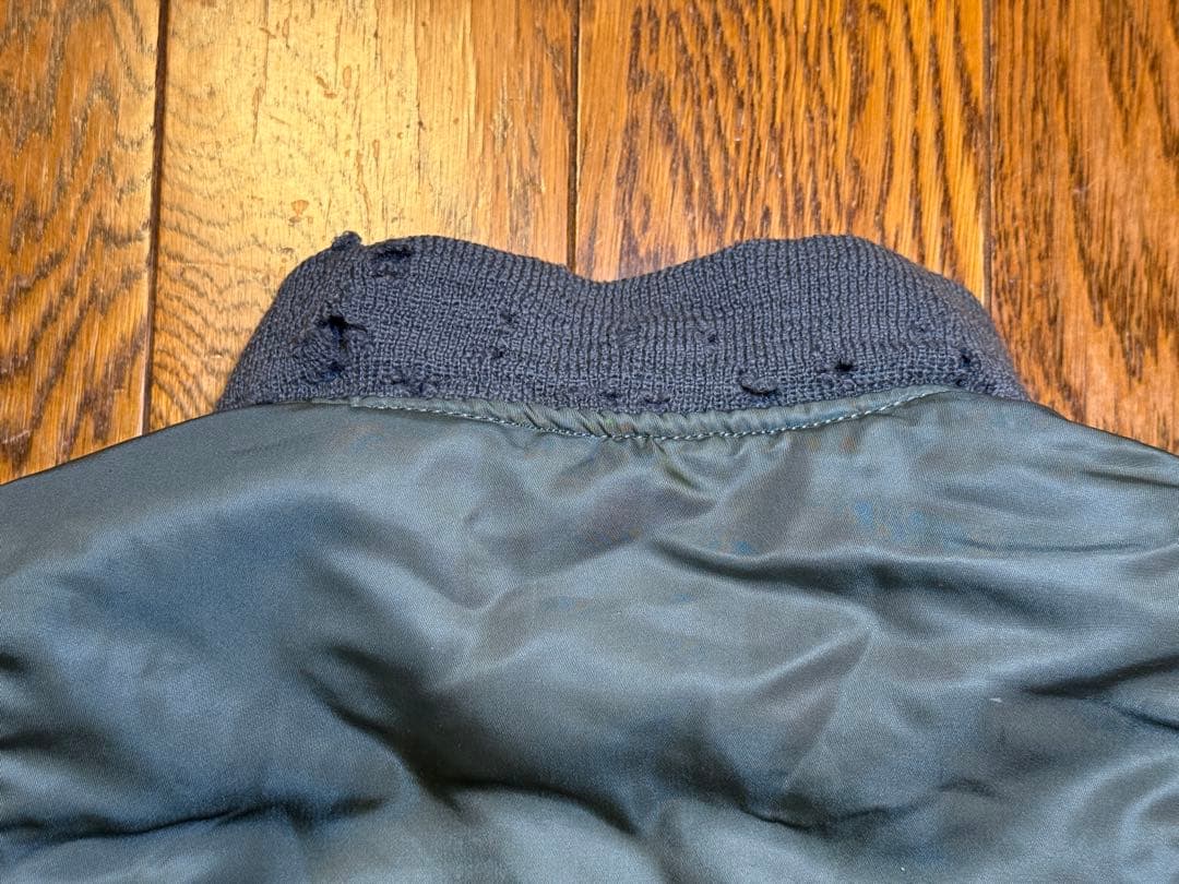 レア！★縦ステッチ70s Eタイプ GREENBRIER製 MA-1 サイズL