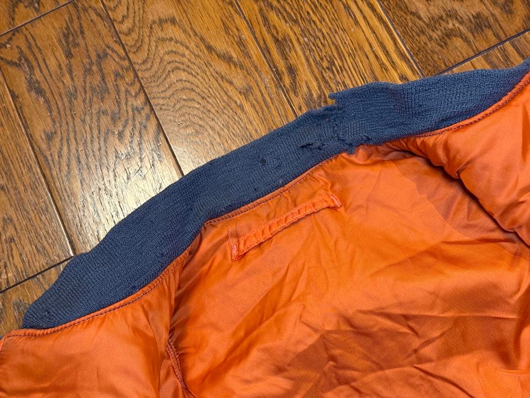 レア！★縦ステッチ70s Eタイプ GREENBRIER製 MA-1 サイズL